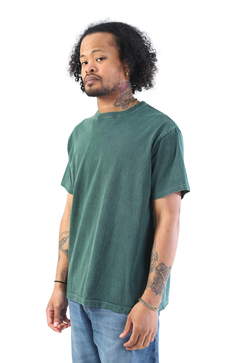 S/s crew tee P-dk green