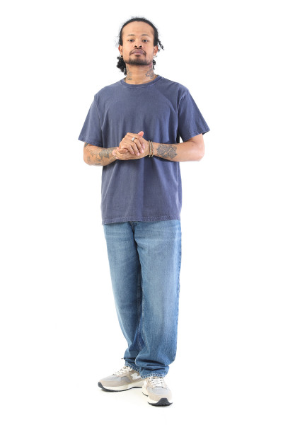 S/s crew tee P-navy