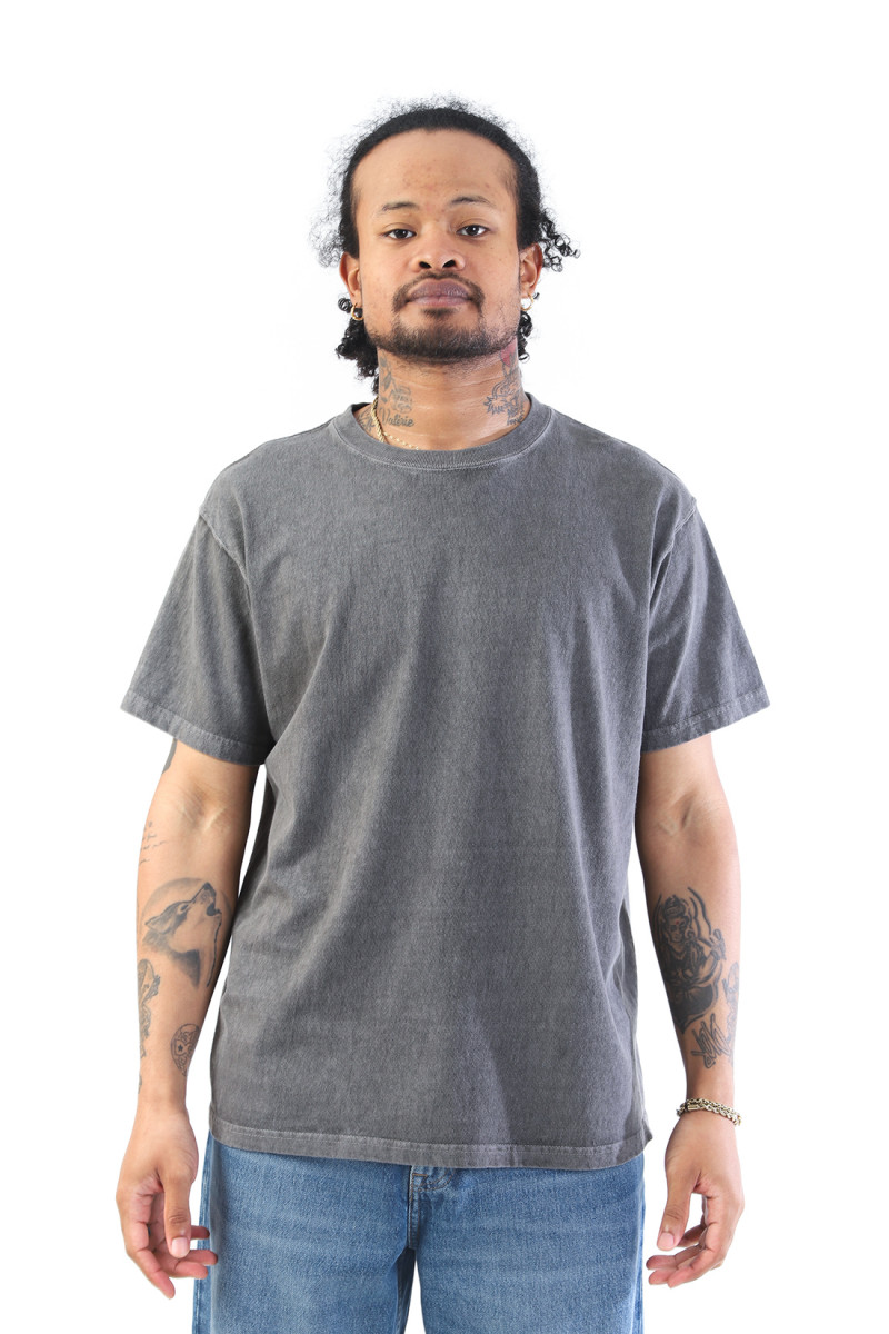 S/s crew tee P-grey