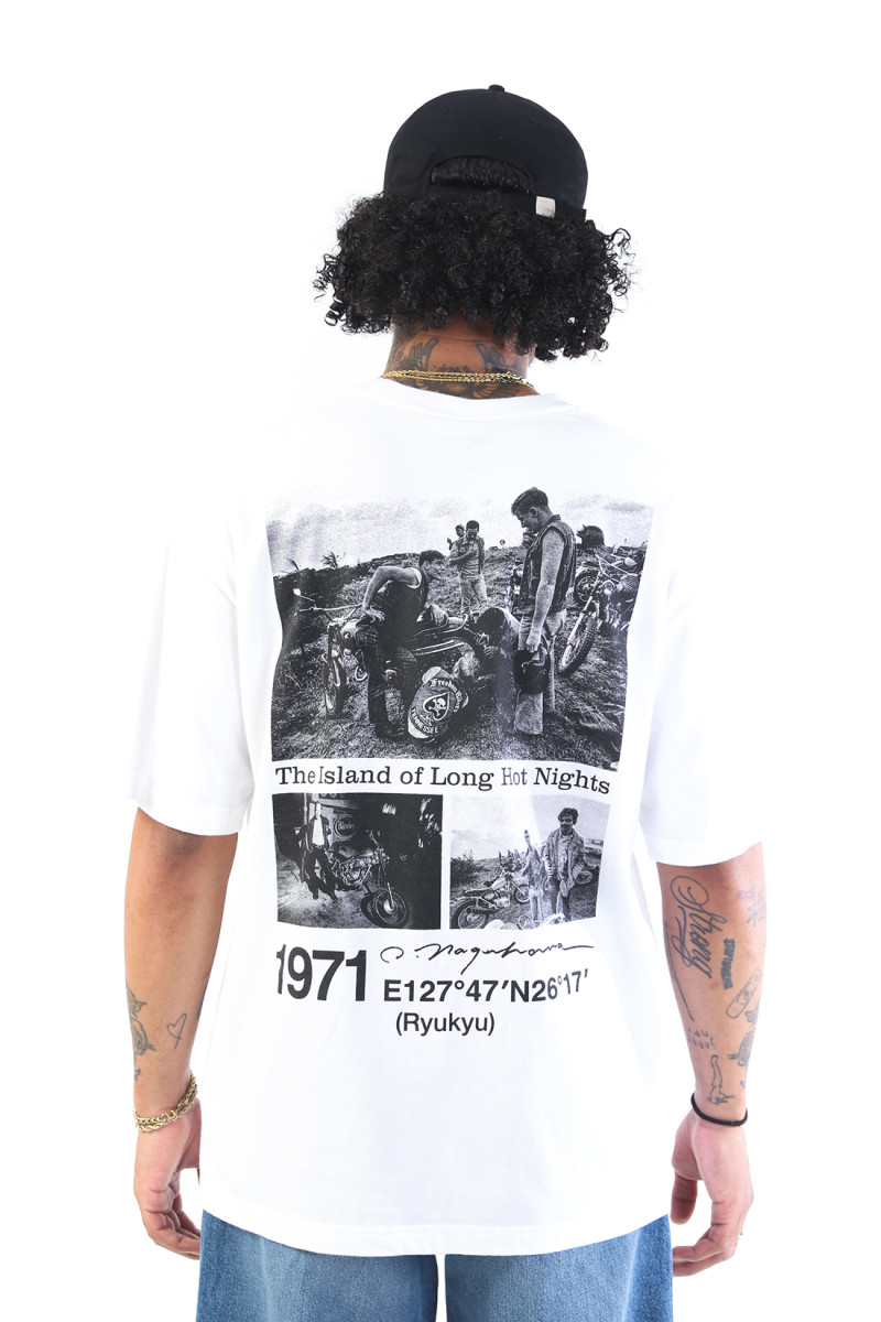 Nh x osamu nagahama tee ss-2 White