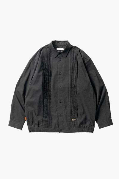 Tightbooth Pleats shirt jkt Black - GRADUATE STORE