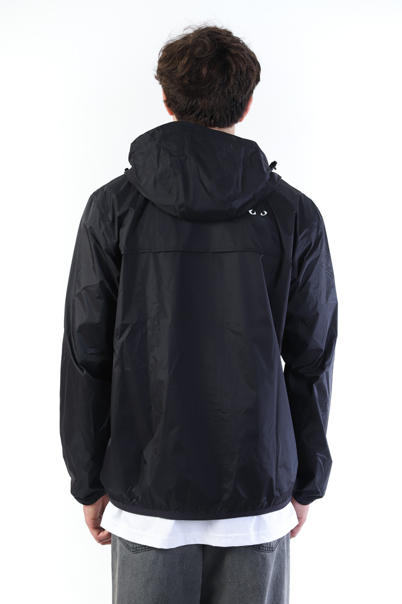 K-way hoodie zip black emblem Black