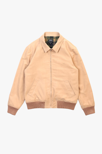 A.p.c. Blouson gilles Beige - GRADUATE STORE