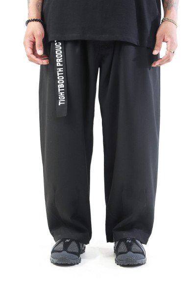 Tightbooth Baggy slacks Black - GRADUATE STORE