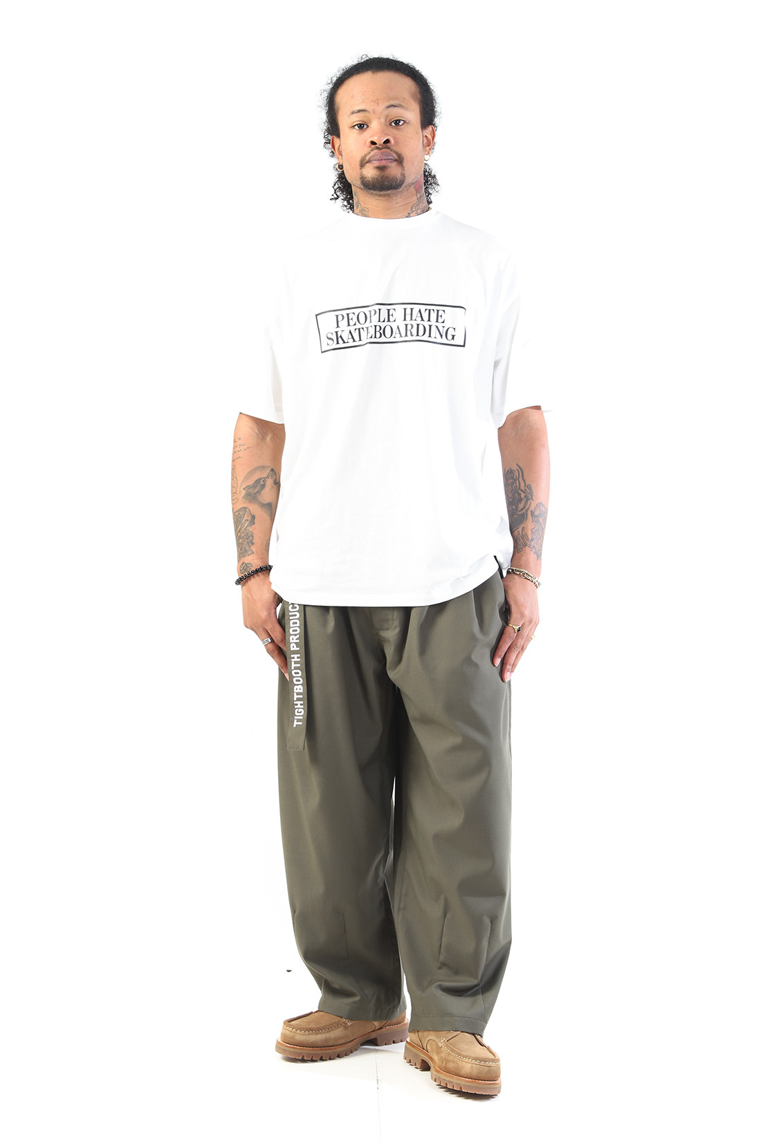 People hate skate t-shirt White