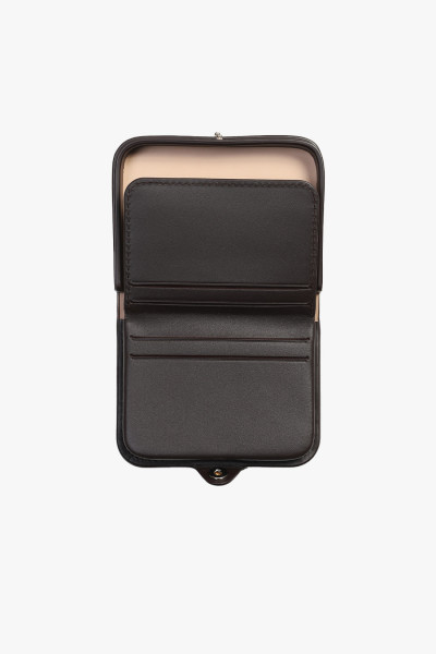 A.p.c. Porte-monnaie josh Marron fonce - GRADUATE STORE