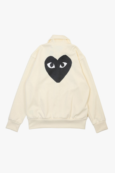 Comme des garçons play Play sweatshirt big heart Ivory - GRADUATE ...