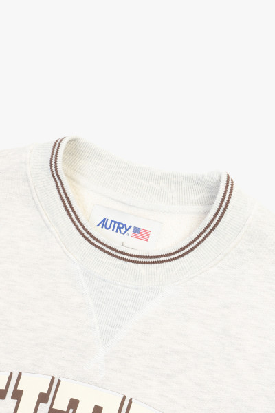 Autry Sweatshirt main man White/ choc - GRADUATE STORE