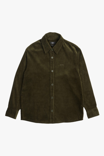 A.p.c. Surchemise bobby Kaki - GRADUATE STORE