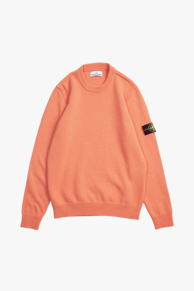 Stone island 508a3 crewneck knit v0032 Arancio - GRADUATE STORE