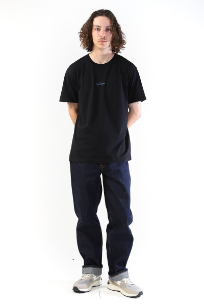 Stone island 2ns81 short sleeve tee v0029 Nero - GRADUATE STORE
