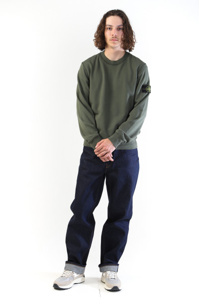 Stone island 63051 crewneck sweater v0059 Muschio - GRADUATE STORE