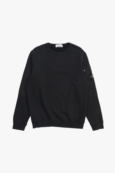 Stone island 63920 crewneck sweater v0029 Nero - GRADUATE STORE