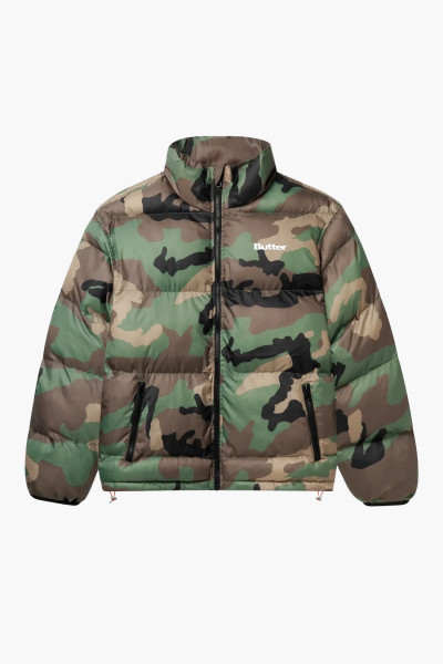 Butter goods Base puffer jacket Camo - GRADUATE STORE