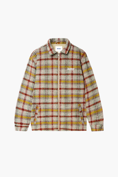 Butter goods Heavy plaid jacket Burgundy/blush/gold - GRADUATE ...