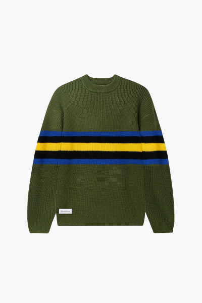 Butter goods Stripe knitted sweater Ivy - GRADUATE STORE