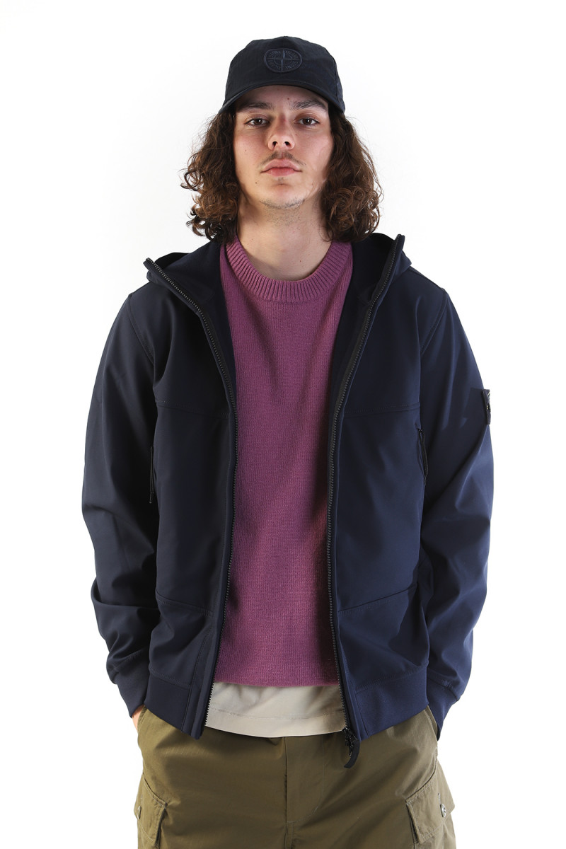 Q0322 soft shell-r v0020 Blu scuro