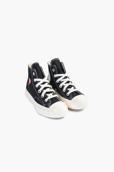 Converse x comme des garçons Kids small heart chuck 70 hi Black - ...