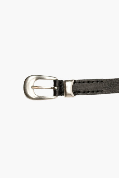 Our legacy 2 cm belt Black leather - GRADUATE STORE Our legacy 2 cm belt Black leather - GRADUATE STORE