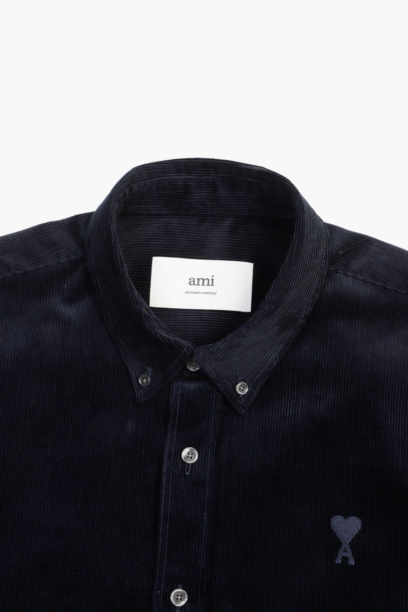 Classic fit shirt Navy blue