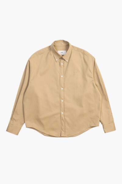 Ami Boxy fit shirt Sand - GRADUATE STORE