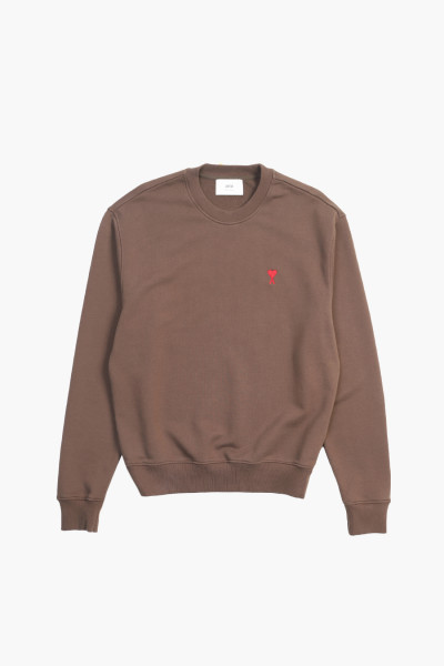 Ami Sweatshirt ami de coeur Dark coffee - GRADUATE STORE