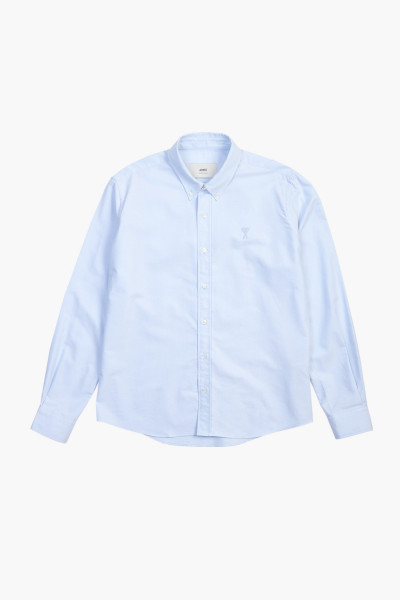 Ami Classic fit tonal shirt Sky blue - GRADUATE STORE