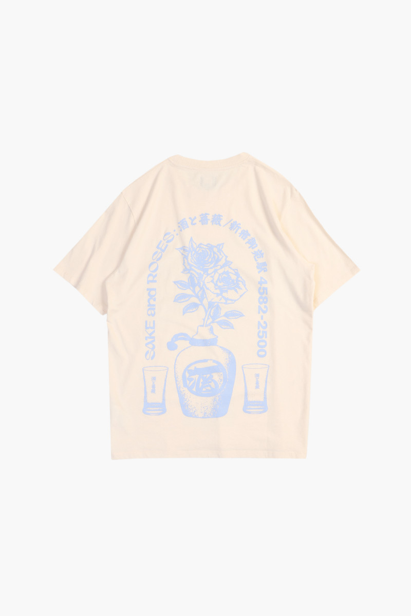 Sake and roses tee Whitecap gray