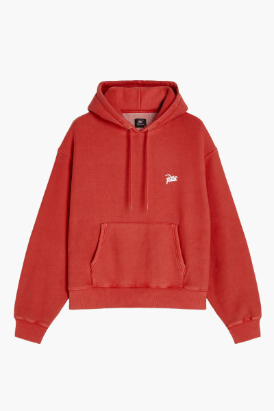 Patta Patta washed classic hooded Red - GRADUATE STORE