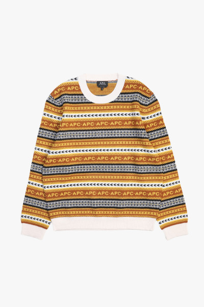 A.p.c. Pull malcom Brown/multi - GRADUATE STORE