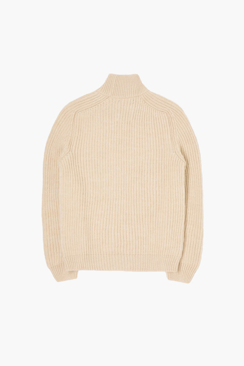Roni high collar sweater Beige