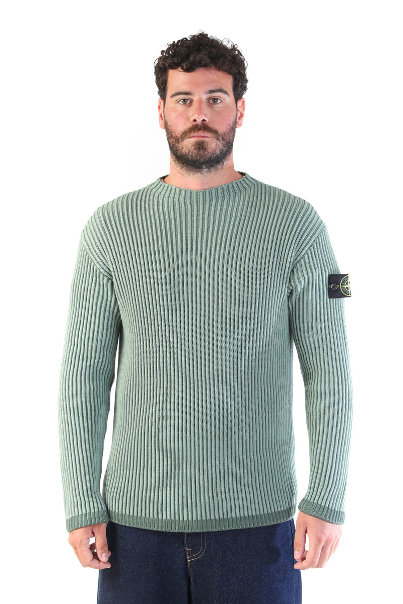 532c1 knit sweater v0055 Salvia