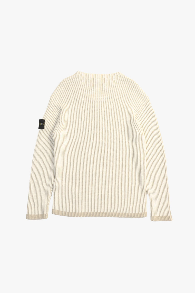 532c1 knit sweater v0099 Bianco naturale