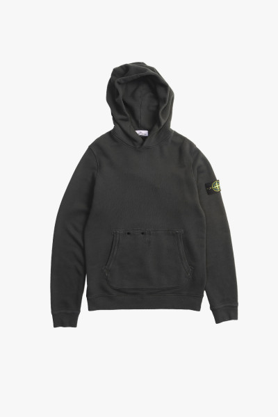 Stone island 61041 hooded sweater v0129 Nero - GRADUATE STORE