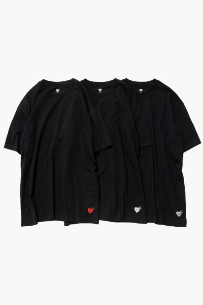 Human made 3-pack tee set hm28cs048 Black - GRADUATE STORE