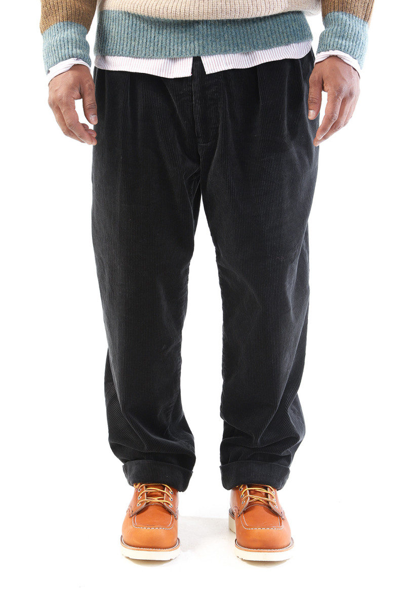 2pleats corduroy Charcoal