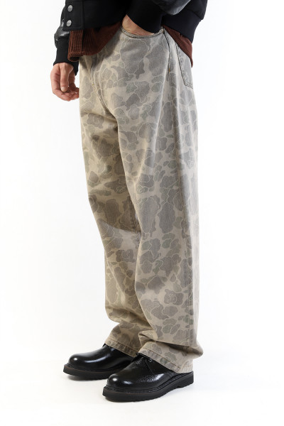 Carhartt wip Duck landon pant camo Black bleached - GRADUATE STORE