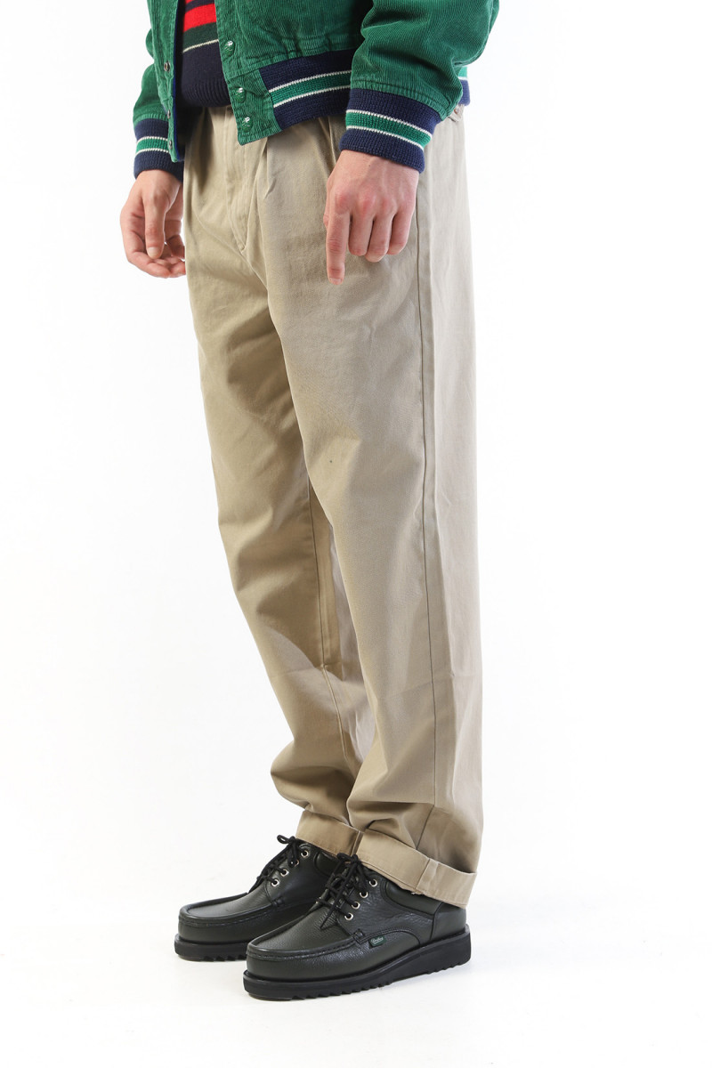 Whitman pleated chino rlxd fit Tan