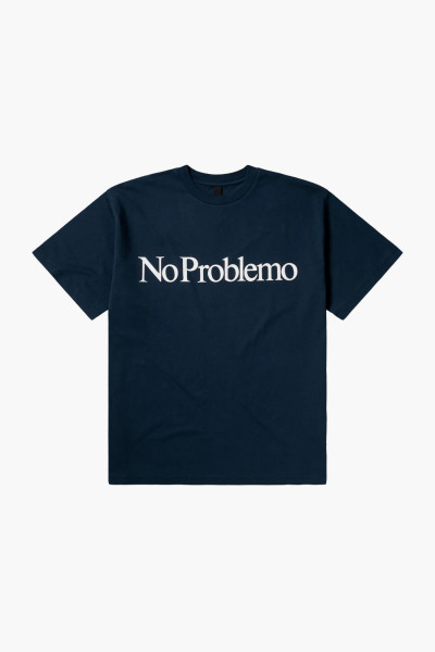 No problemo No problemo ss tee Navy - GRADUATE STORE