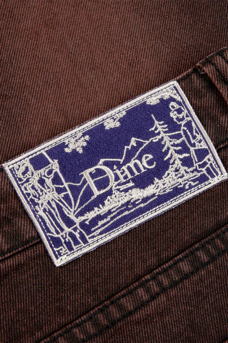 Classic baggy denim Sandblasted copper