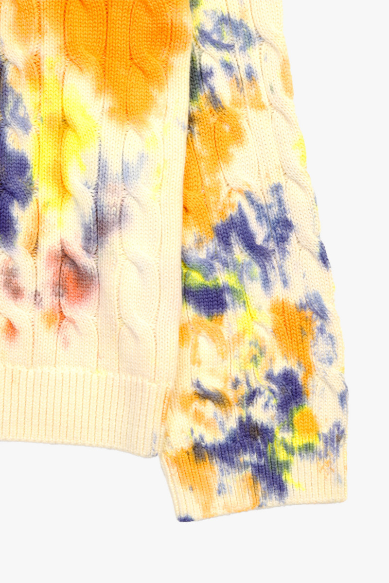 Applique sweater Tie dye