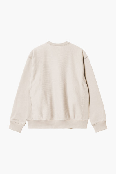 Carhartt wip American script sweatshirt Moonbeam - GRADUATE STORE