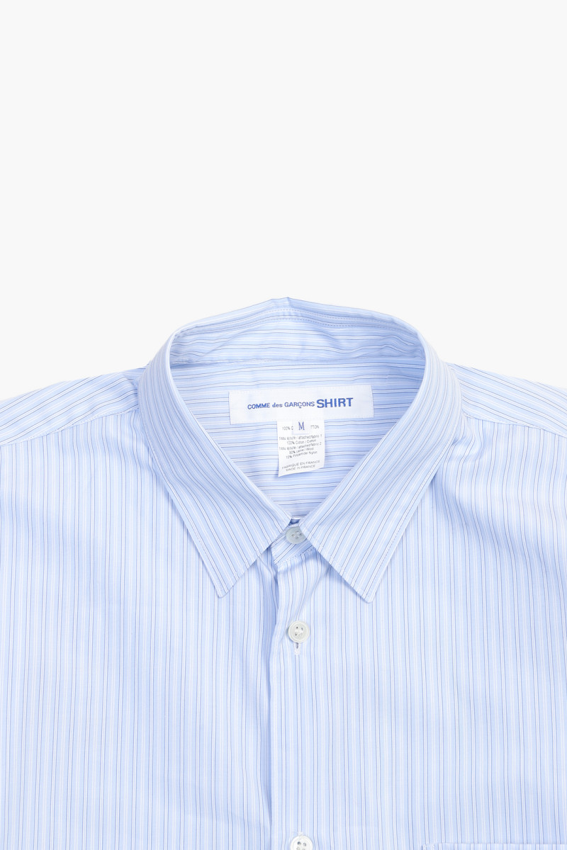 Men's shirt woven live free Stripe