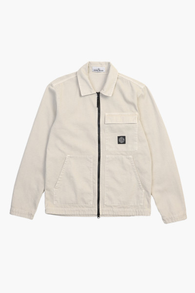 Stone island 11501 overshirt canvas v0197 Stucco - GRADUATE STORE