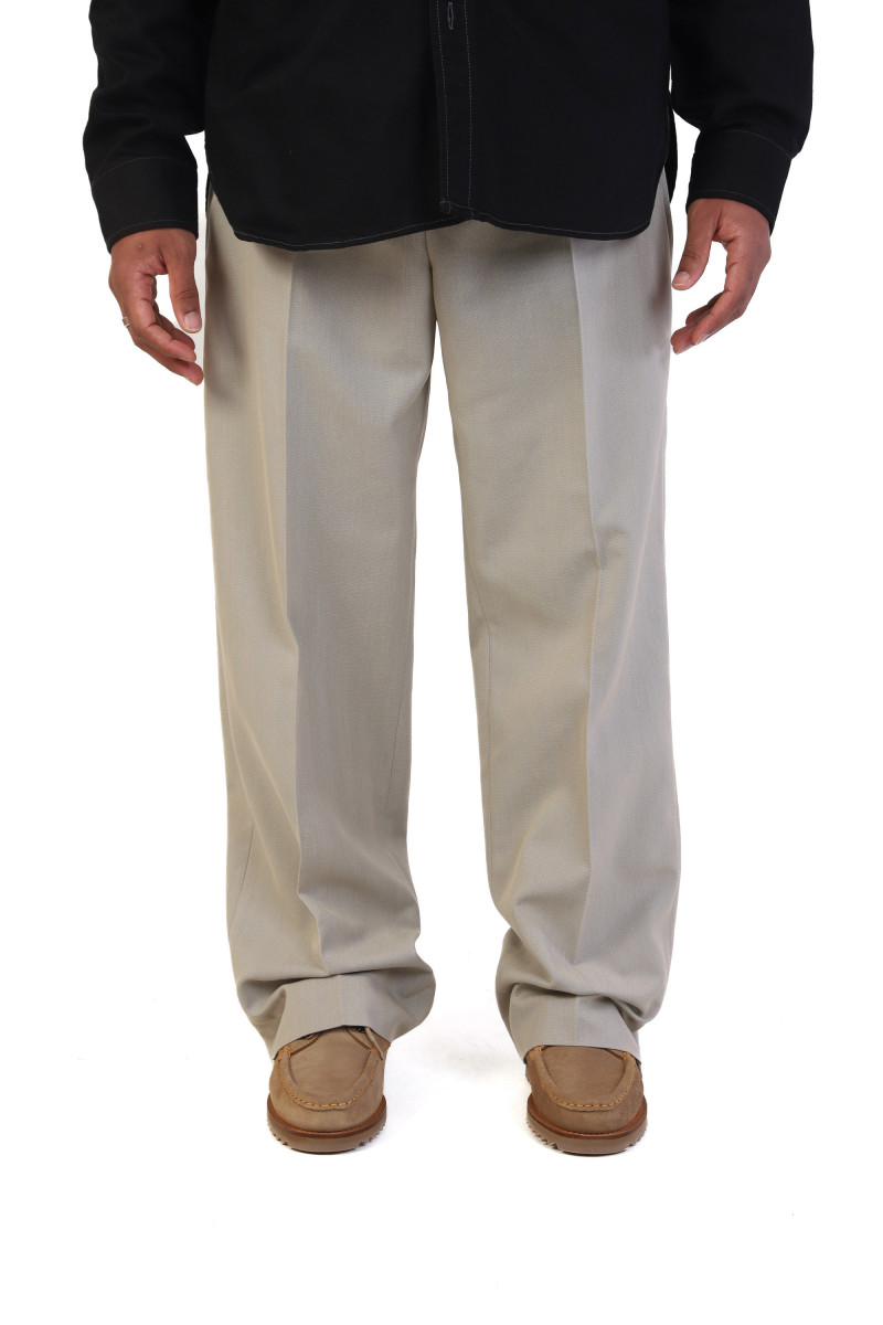 Borrowed chino Lucid pistachio wool