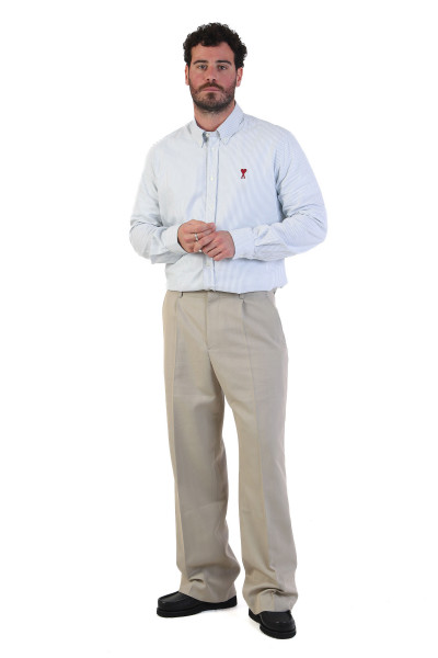 Chemise col boutonne adc Antique clay/natural