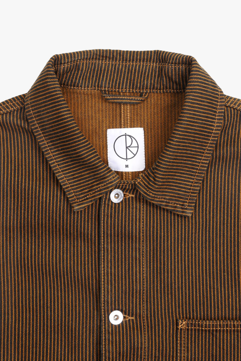 Zera jacket Hickory stripe rust